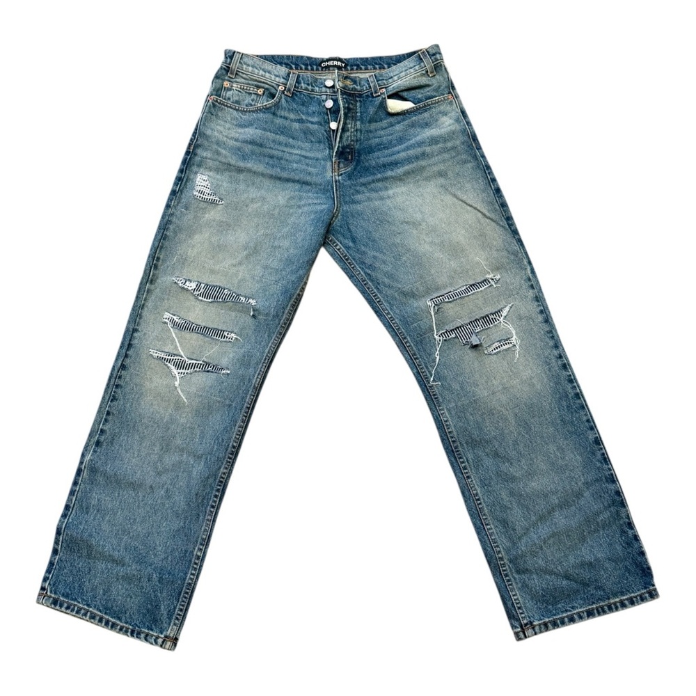 Cherry LA Railroad 5 Pocket Denim Jeans (Indigo)